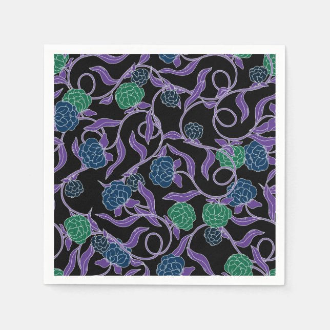 Servilleta De Papel Moonlit Vine - Mysticool Collection (Anverso)