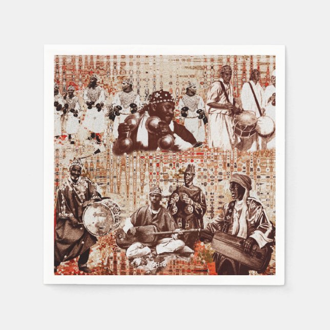 Servilleta De Papel Moroccan Feast V4 (Anverso)