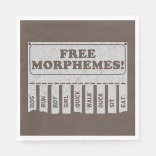 Servilleta De Papel Morphemes gratis