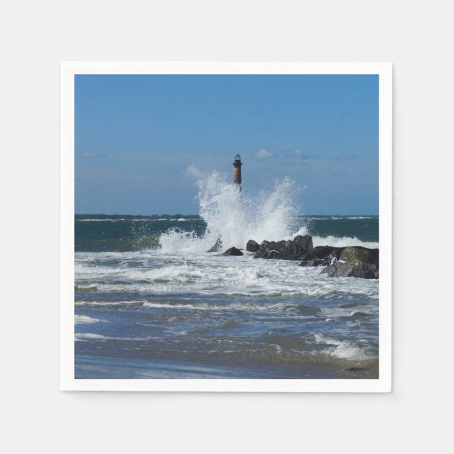 Servilleta De Papel Morris Lighthouse Splash (Anverso)