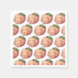 Servilleta De Papel Mortal Barriga de cráneo