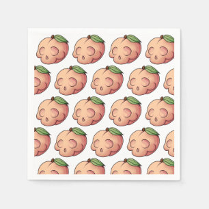 Servilleta De Papel Mortal Barriga de cráneo