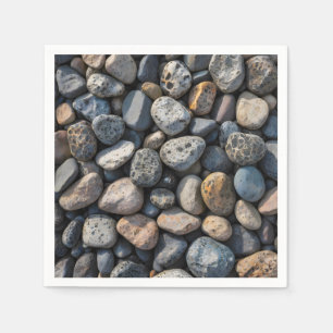 Servilleta De Papel Mosaico de guijarros