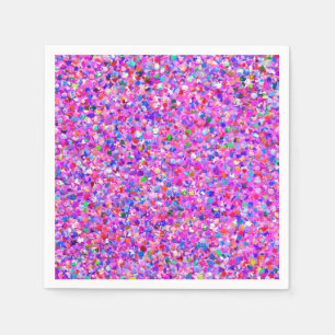 Servilleta De Papel Mosaico Multicolor Purpurina de grifo moderno #3