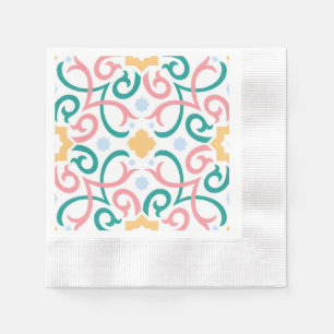 Servilleta De Papel Mosaico/pastel/primavera