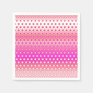 Servilleta De Papel Mosaico rosa y rojo
