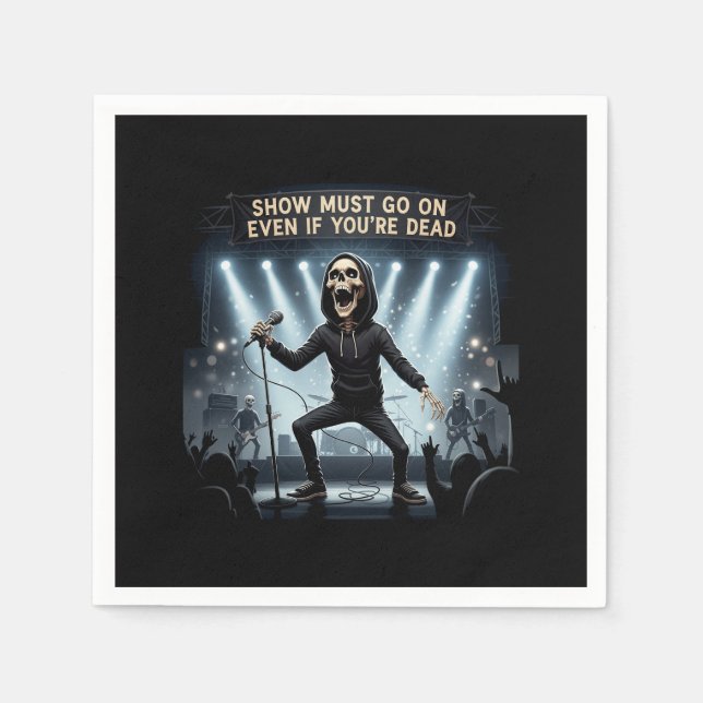 Servilleta De Papel Mostrar debe ir con las servilletas Fiestas (Anverso)