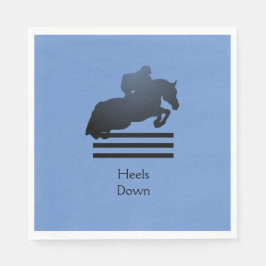 Servilleta De Papel Mostrar saltador limpiando un obstáculo.