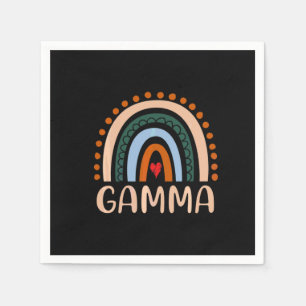 Servilleta De Papel Mother Art Gamma Rainbow Grandma Cute Birthday