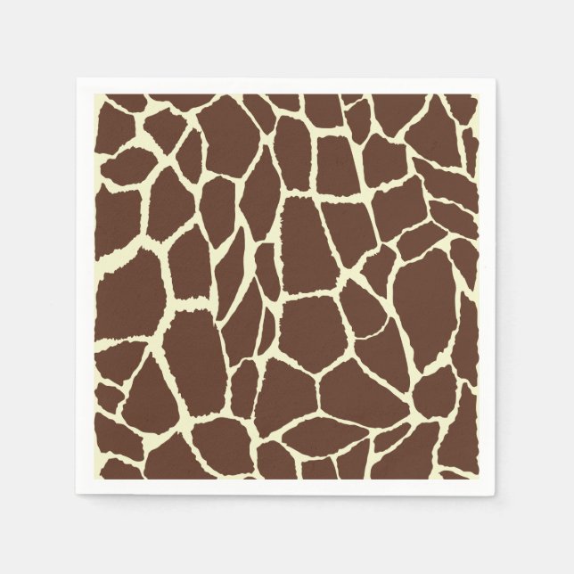 Servilleta De Papel Motif Peau de girafe (Anverso)