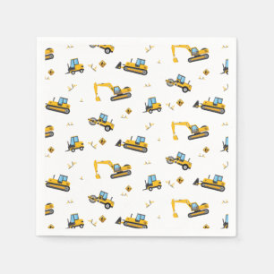 Servilleta De Papel Motivación de camionetas de volcado de construcció