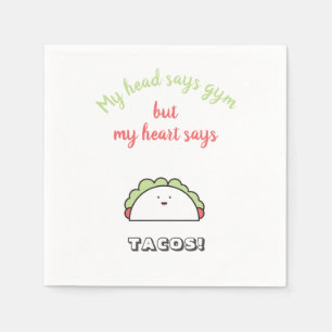 Servilleta De Papel Motivación divertida de entrenamiento de gays