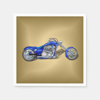 Servilleta De Papel Motocicleta 1 - Azul