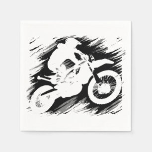 Servilleta De Papel Motocross Carreras de motocicleta deportiva compet