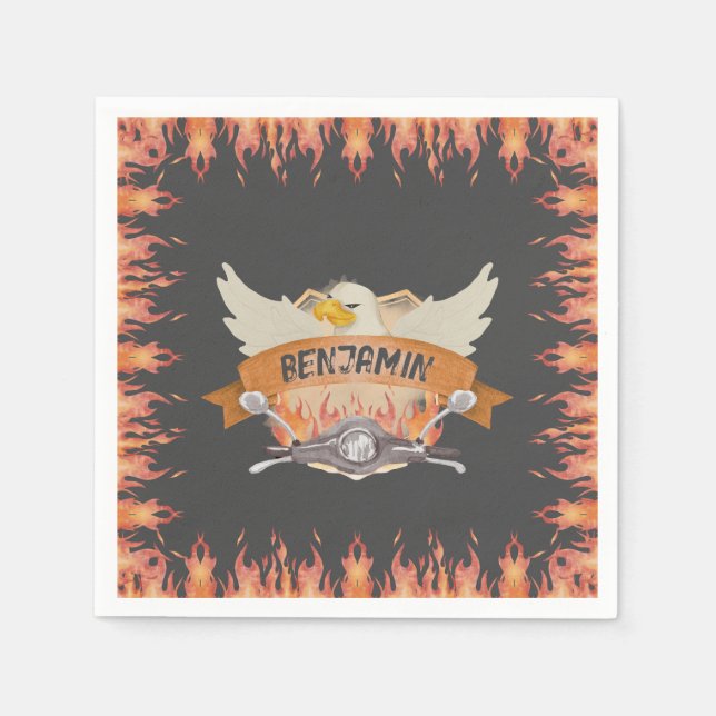 Servilleta De Papel Motor-ciclo (Anverso)