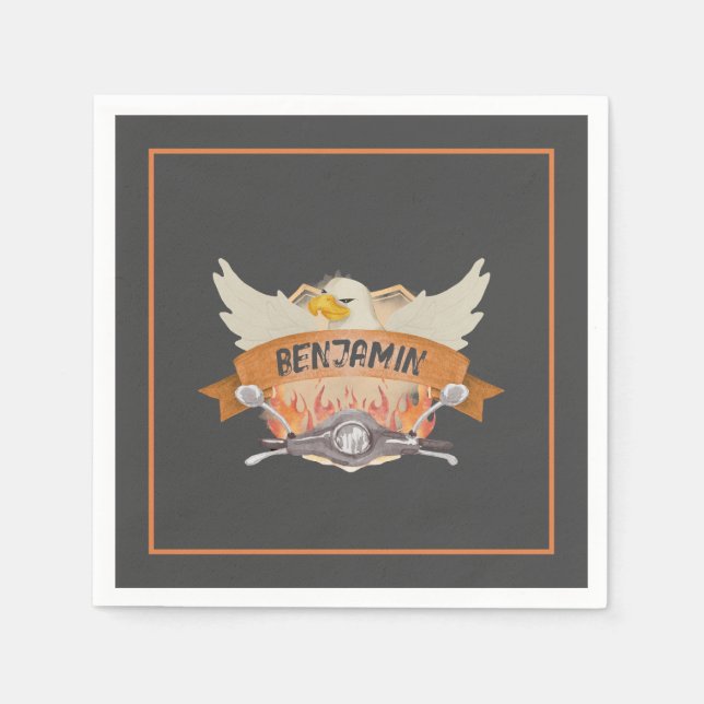 Servilleta De Papel Motor-ciclo (Anverso)