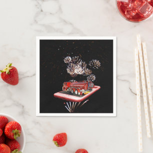 Servilleta De Papel Motor De Fuego Con Fuego,