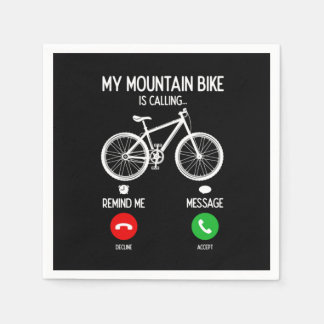 Servilleta De Papel Mountain Biking MTB Downhill Cyclist Cycling Gift