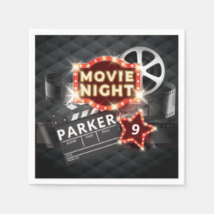 Servilleta De Papel Movie Night Luxury Personalizado