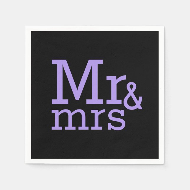 Servilleta De Papel Mr & mrs Paper Napkins (Anverso)