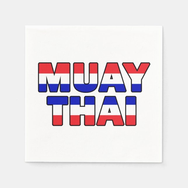Servilleta De Papel Muay Thai (Anverso)