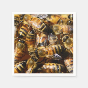 Servilleta De Papel Muchas abejas melíferas