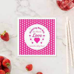 Servilleta De Papel Mucho amor Baby Shower