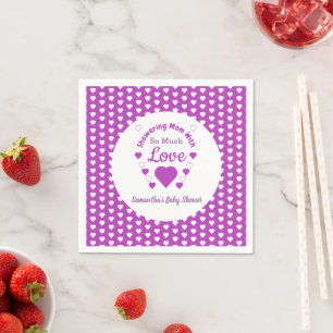 Servilleta De Papel Mucho amor Baby Shower