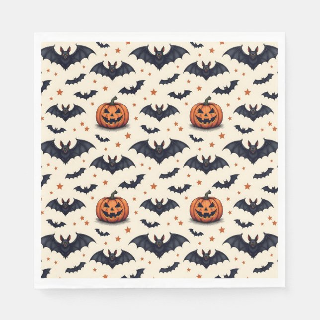 Servilleta De Papel Muchos murciélagos (Anverso)