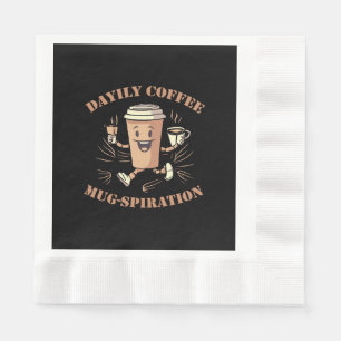 Servilleta De Papel Mugspiración del café diario