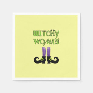 SERVILLETA DE PAPEL MUJER DE WITCHY