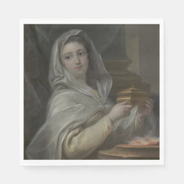 Servilleta De Papel Mujer retratada como una Virgen Vestal (Antigua Ro