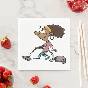 Servilleta De Papel Mujer Vacunando