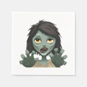 Servilleta De Papel Mujer Zombie - Emoji
