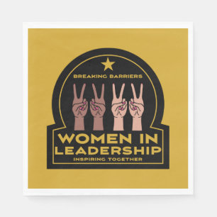 Servilleta De Papel Mujeres en el liderazgo