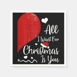 Servilleta De Papel Mujeres Todo Lo Que Quiero Para Los Navidades Es T