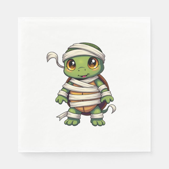 Servilleta De Papel Mummy Turtle (Anverso)