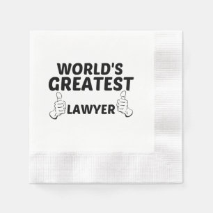 SERVILLETA DE PAPEL MUNDO DE ABOGADOS MÁS GRANDE