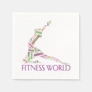 Servilleta De Papel Mundo de fitness