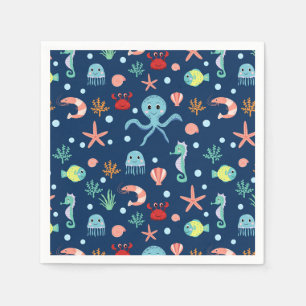 Servilleta De Papel Mundo del Mar