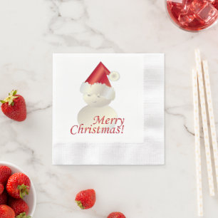 Servilleta De Papel Muñeco de Nieve de Navidad