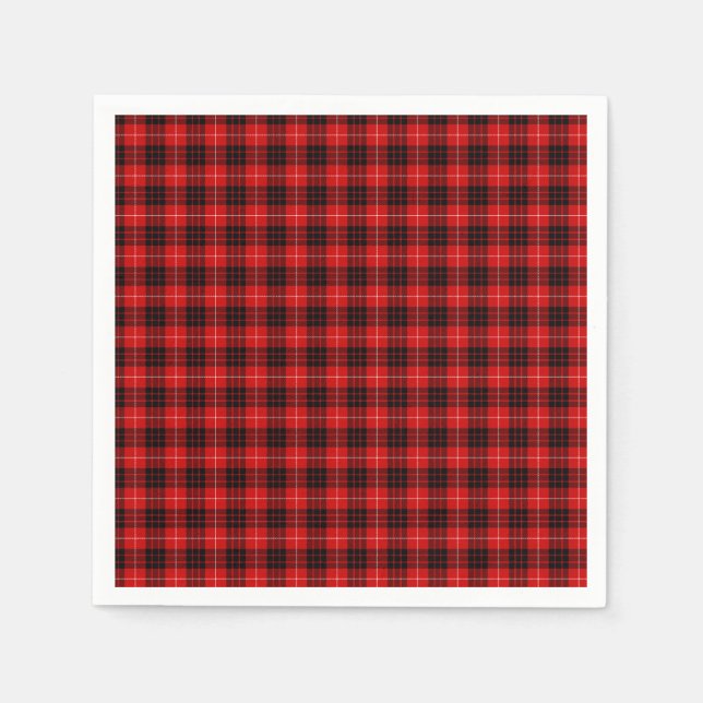 Servilleta De Papel Munro Tartan (Anverso)