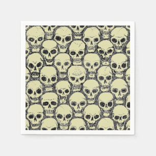Servilleta De Papel Muro de calaveras
