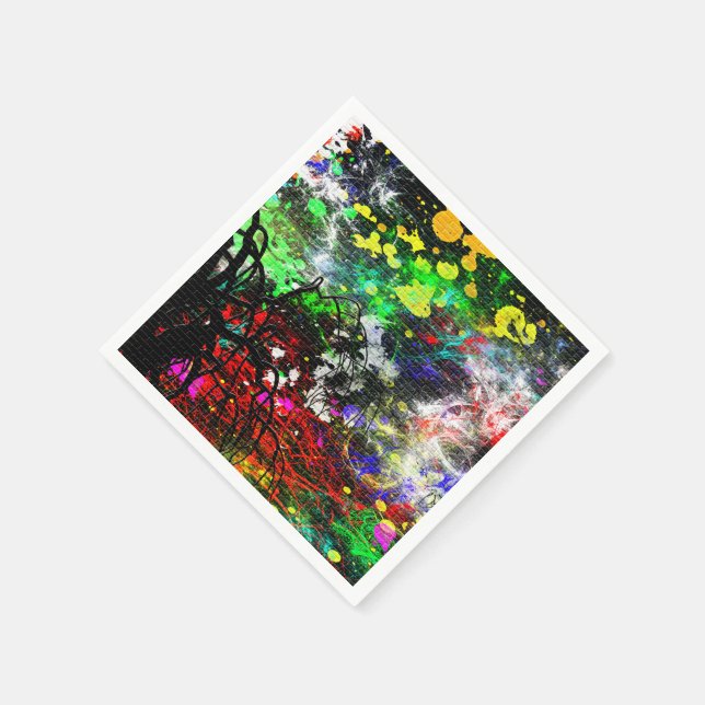 Servilleta De Papel Muro de ladrillo del graffiti (Borde)