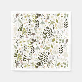 Servilleta De Papel Mushroom Baby Shower