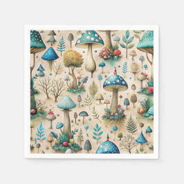 Servilleta De Papel Mushrooms Fairyland