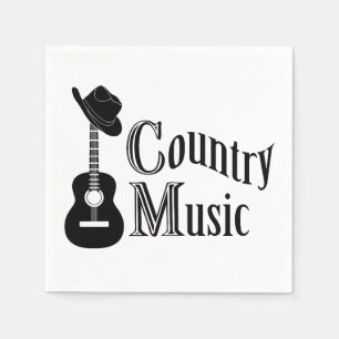 Servilleta De Papel Música country