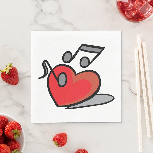 Servilleta De Papel Música de amor (Subido por el creador)