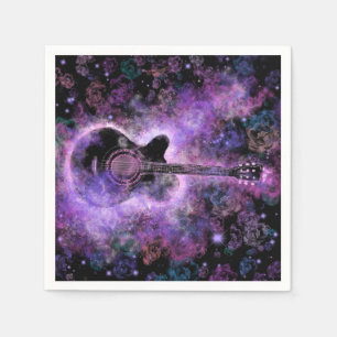 Servilleta De Papel Música de guitarra romántica - Sonido mágico