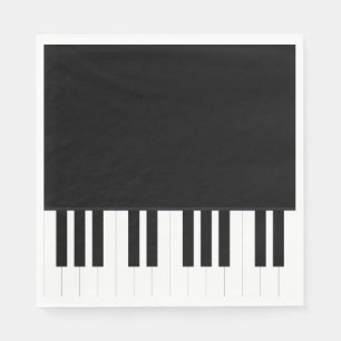 SERVILLETA DE PAPEL MÚSICA DEL PIANO